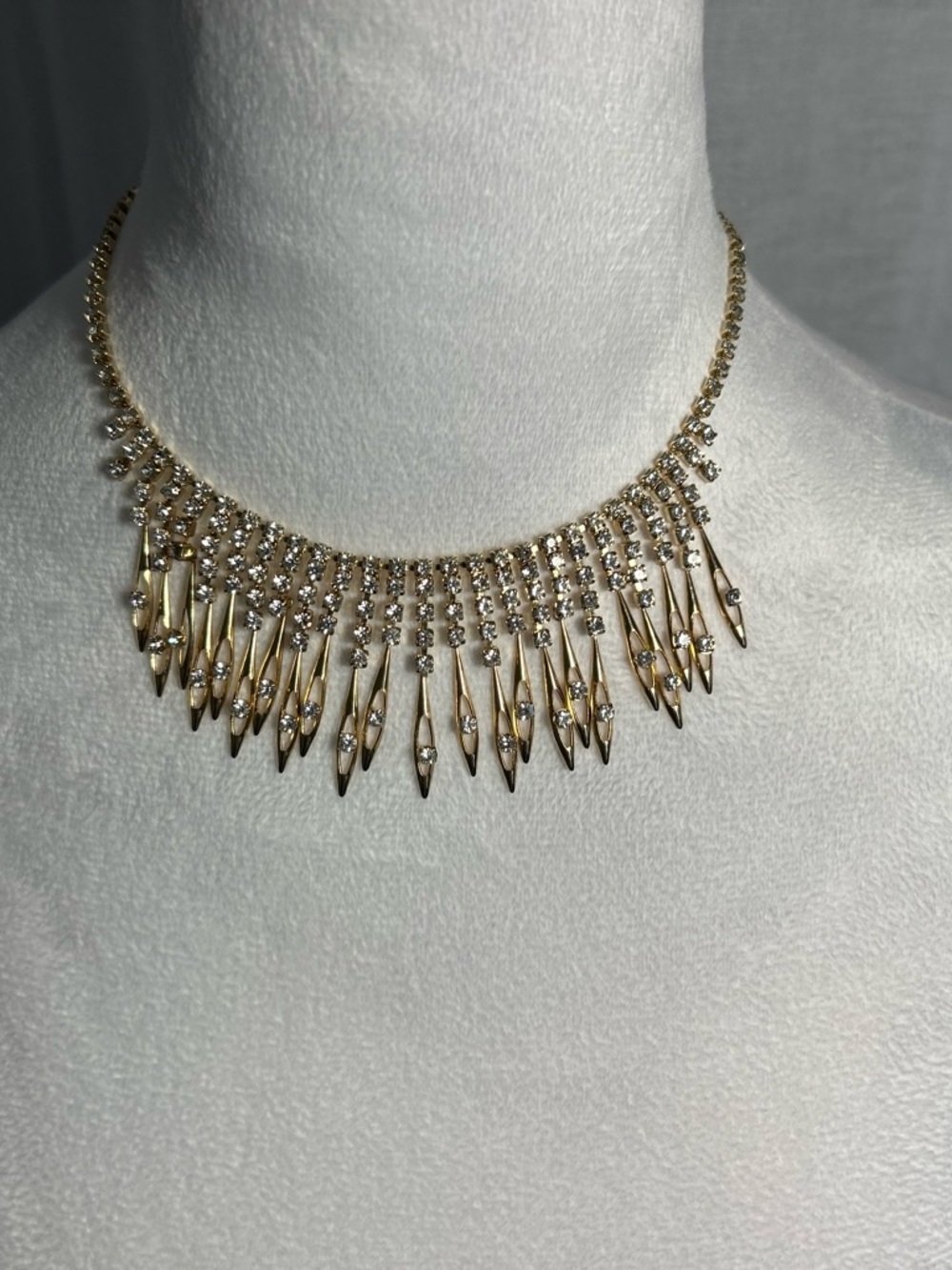 Vintage “Cleopatra” Style Waterfall Costume Necklace